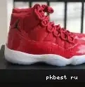 Authentic Red 11 Jordan Suede Air Low 0608